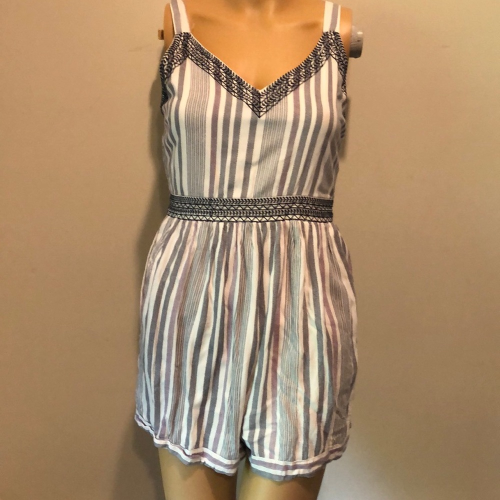 Striped romper